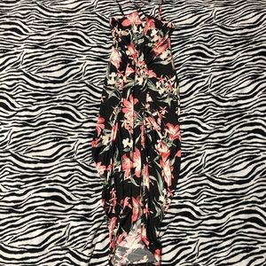 Charlotte Russe Floral Strap Maxi Dress